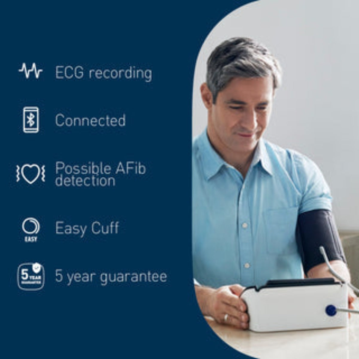 OMRON I Complete 2-in-1 HEM-7530T-E3 Blood Pressure Monitor Blood and Electrocardiogram (ECG)