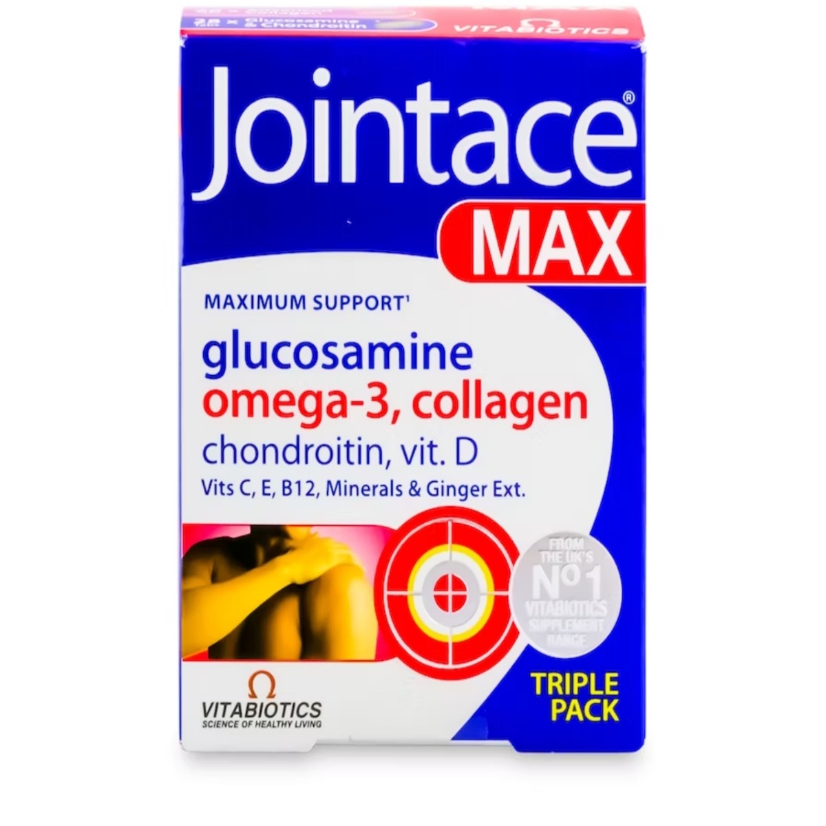 Vitabiotics I Max Triple Collagen, Glucosamine & Omega-3 84 Tablets