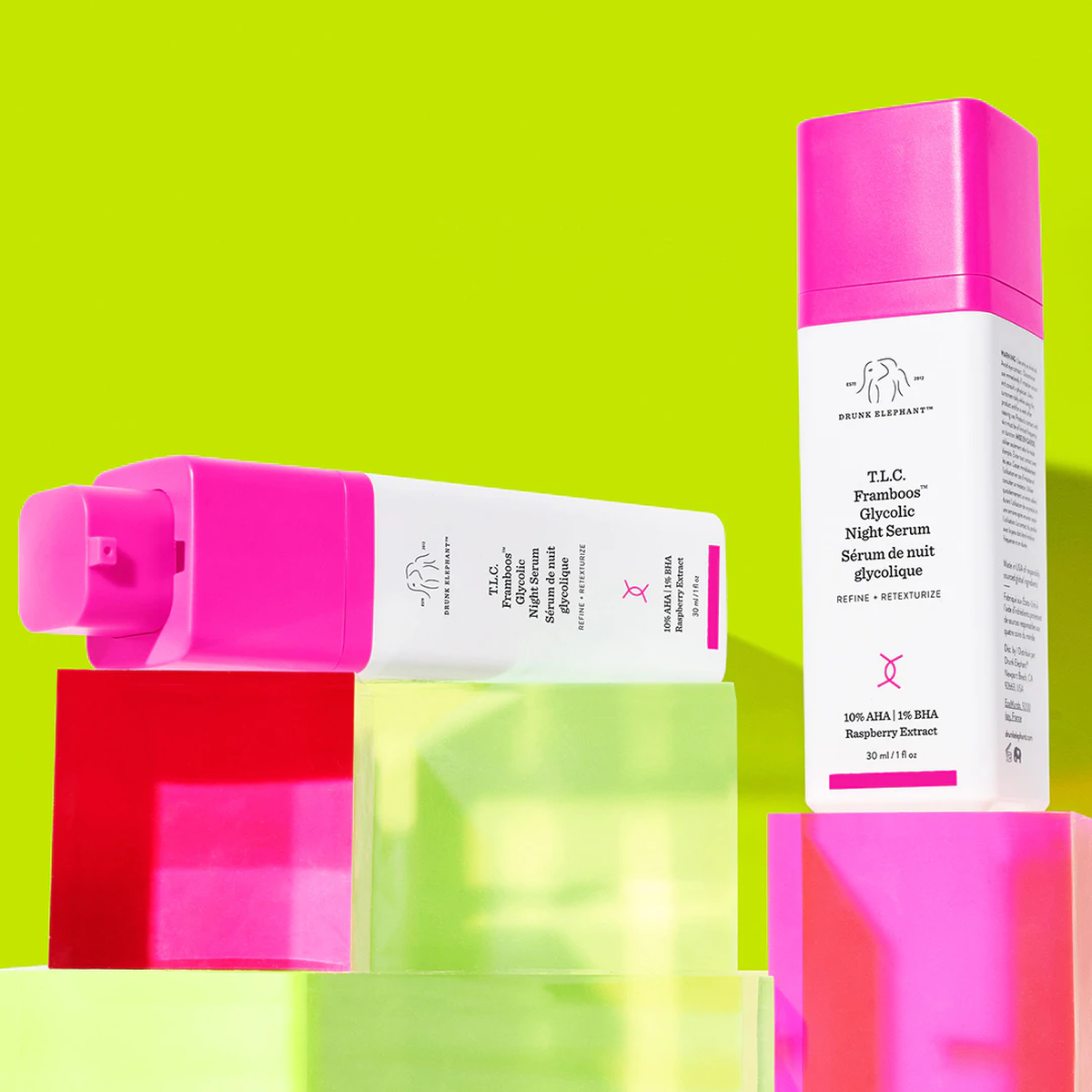 Drunk Elephant T.L.C. Framboos Glycolic Night Serum 30ml product image