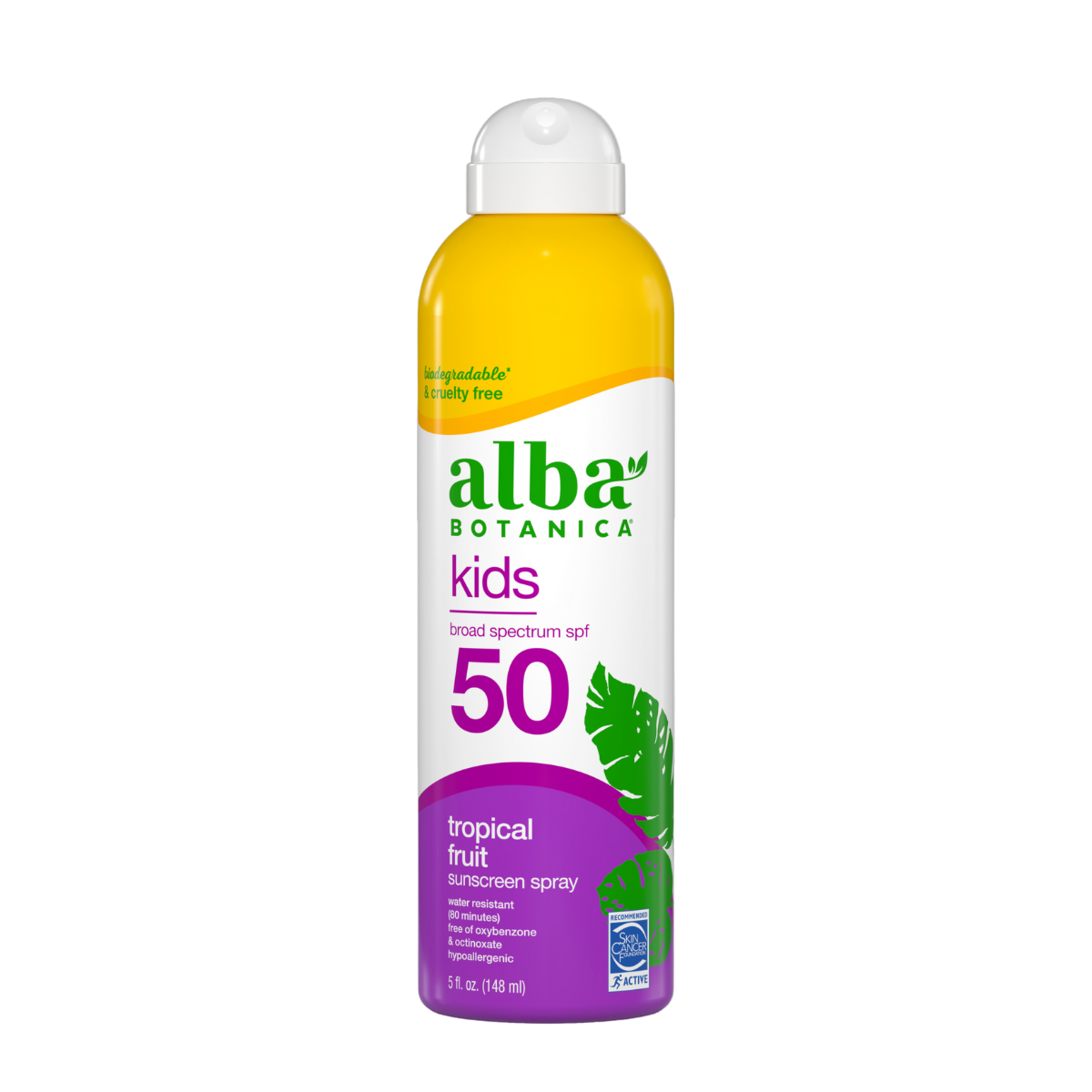 Alba Botanica | Kids Tropical Fruit Sunscreen Spray SPF50