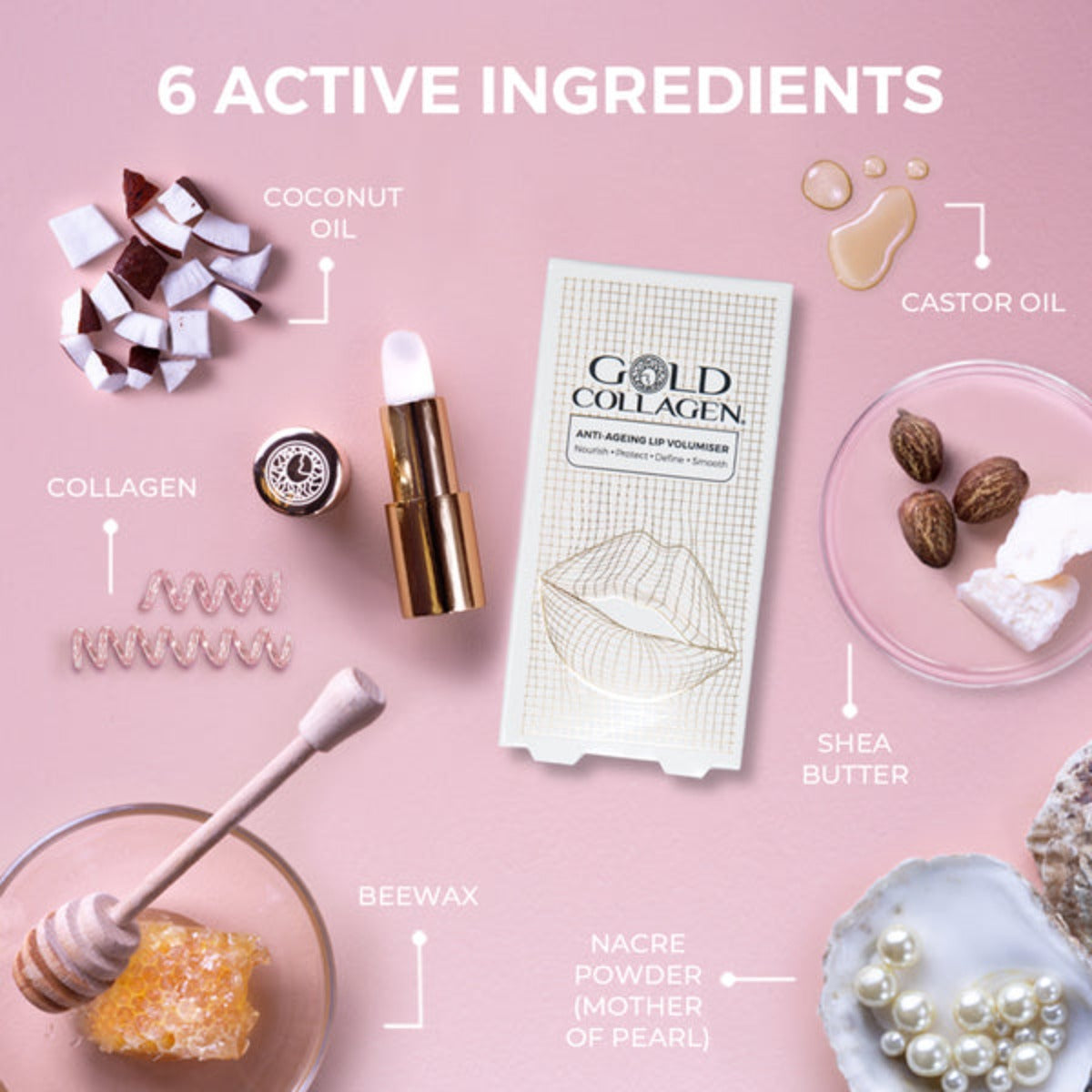 Gold Collagen | Anti-ageing lip volumiser