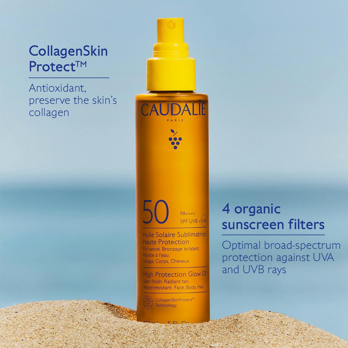 Caudalie I High Protection Glow Oil SPF50 150ml