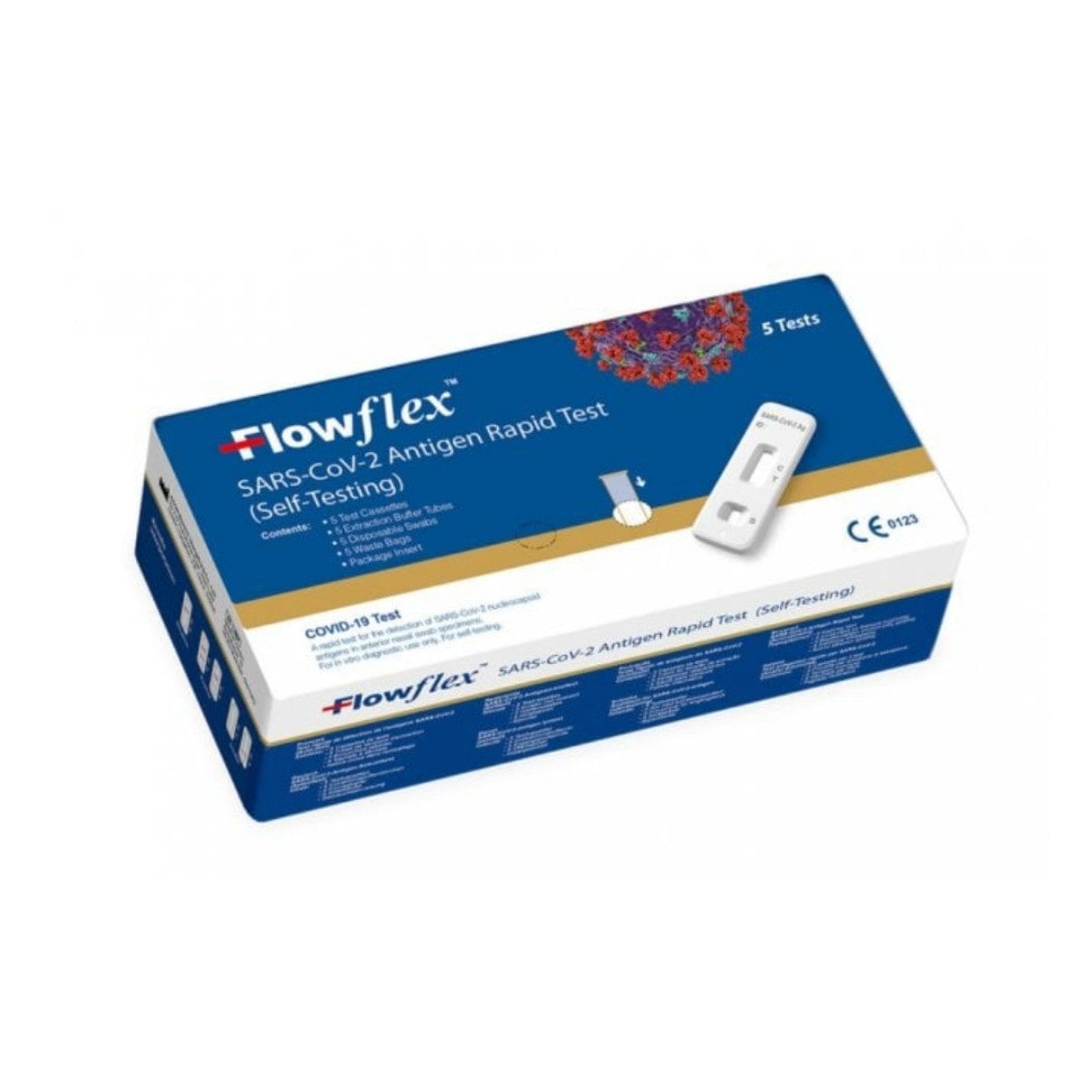 FlowFlex SARS-CoV-2 Antigen Rapid Test (5 tests)