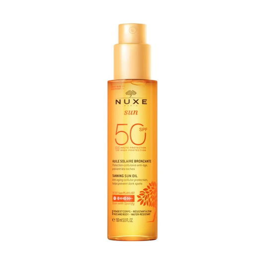 NUXE I Tanning Sun Oil High Protection SPF50 face and body 150 ml