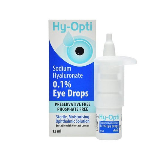 Hy-Opti 0.1% PF Eye Drops 12ml