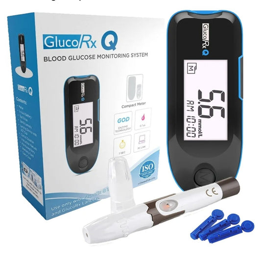 GlucoRx Q Blood Glucose Monitoring System