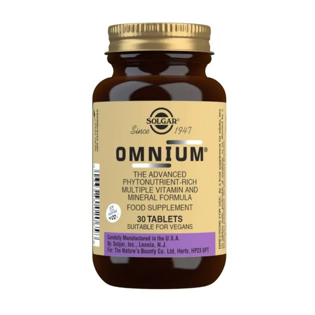 Solgar I Omnium Multivitamin Tablets