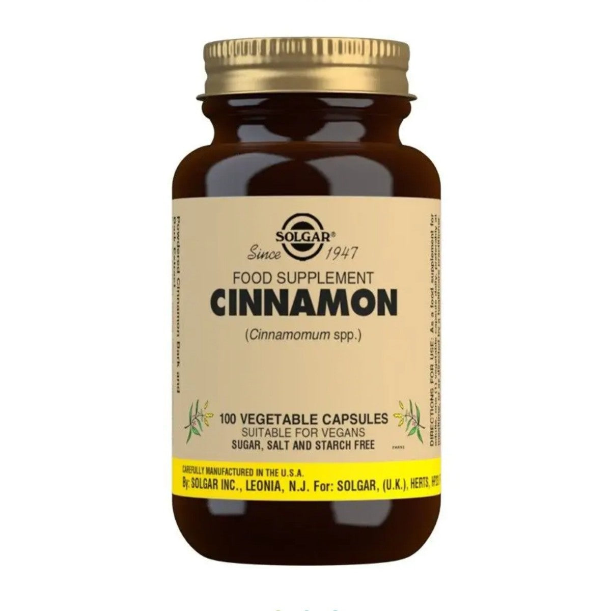 Solgar I Cinnamon 100 Vegicaps