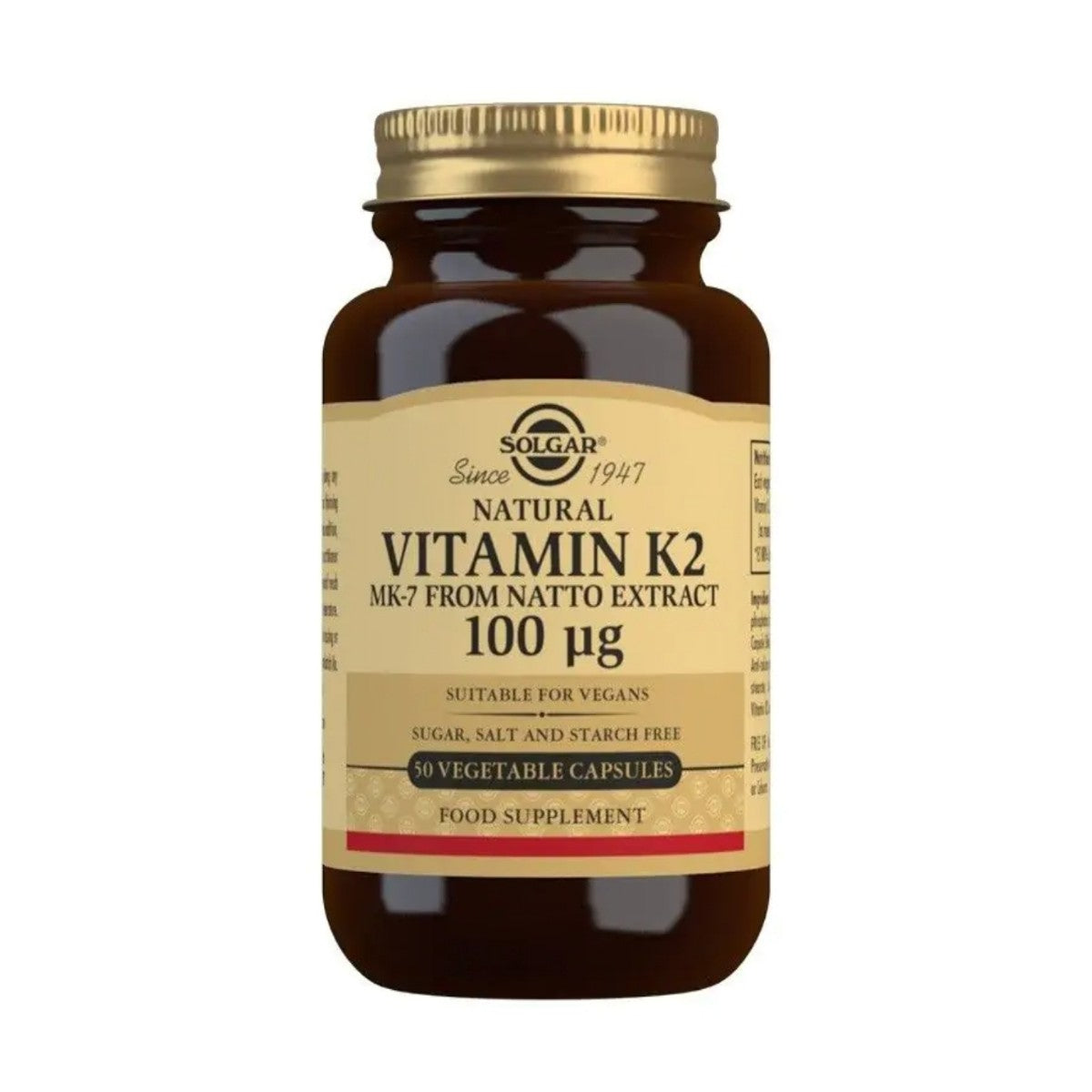 Solgar I Vitamin K2 100mcg 50 Vegicaps