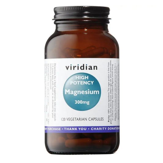 Viridian I High Potency Magnesium 300mg 120 Vegicaps