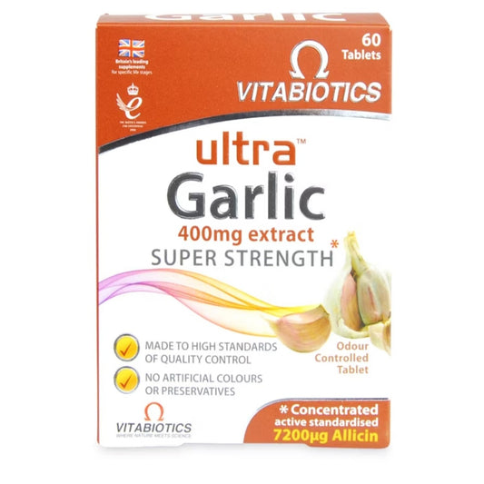 Vitabiotics I Ultra Garlic Super Strength 60 Tablets