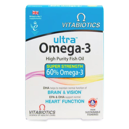 Vitabiotics I Ultra Omega-3 High Purity Fish Oil 60 Capsules