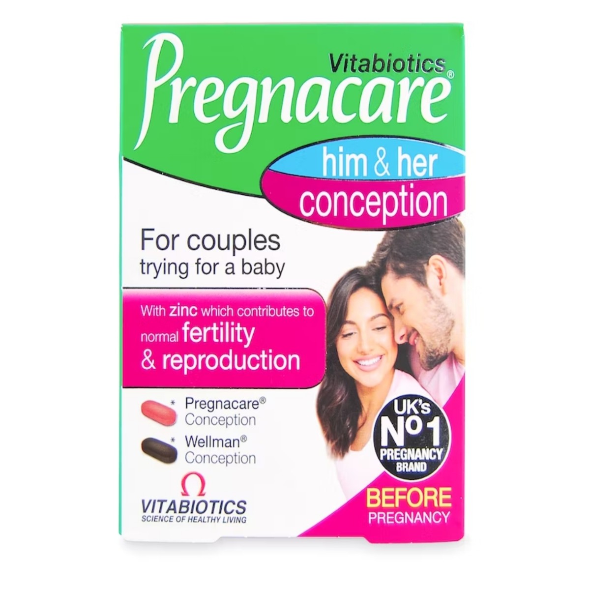 Vitabiotics I Pregnacare Him & Her Conception 60 Tablets