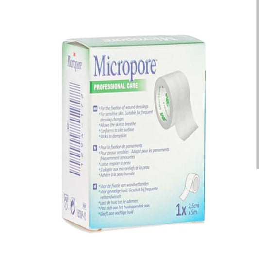Micropore I 3m Surgical Tape 2.5cm x 5m