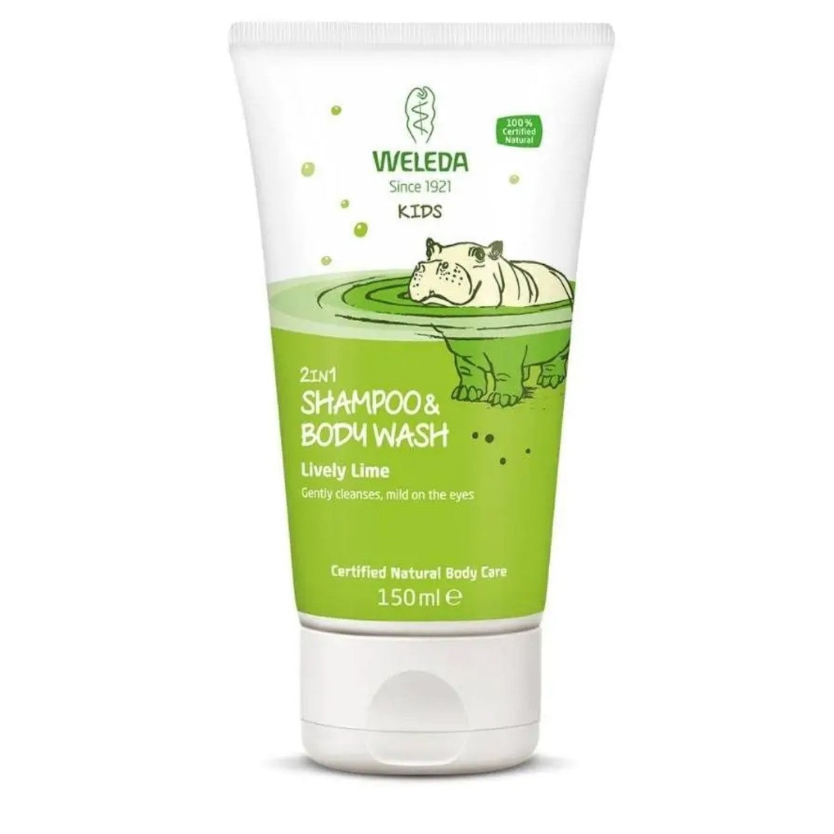 Weleda I Kids 2 in 1 Lively Lime Shampoo and Wah 150ml