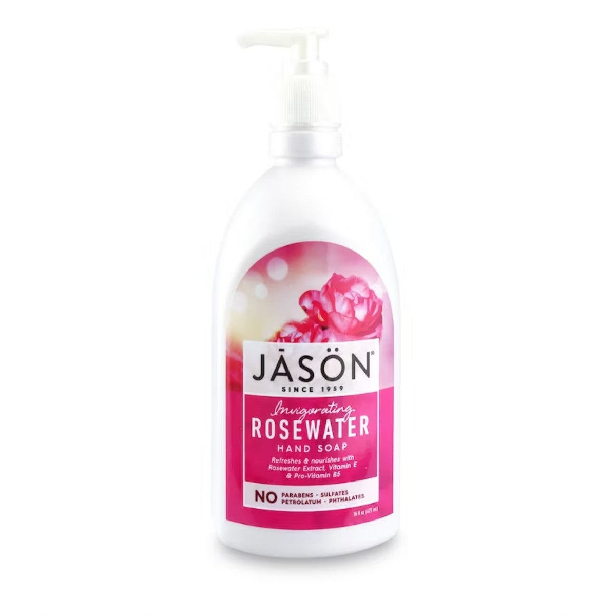 JĀSÖN I Rosewater Hand Soap 473ml