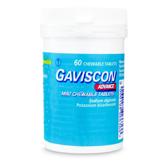 Gaviscon Advance 60 Chewable Tablets
