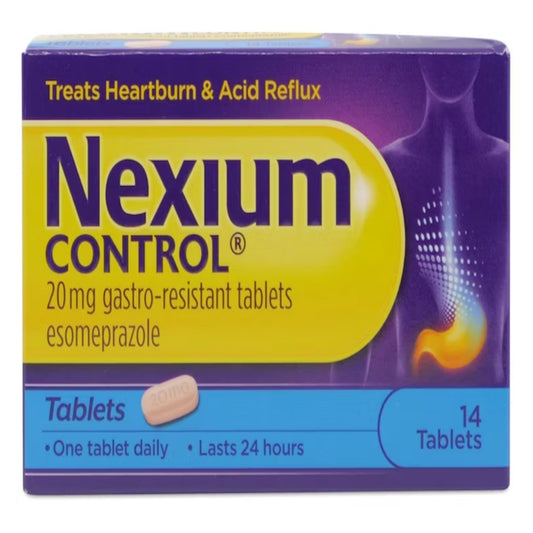 Nexium Control 20mg Gastro-Resistant Tablets 14