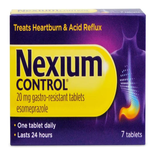 Nexium Control 20mg Gastro-Resistant Tablets 7