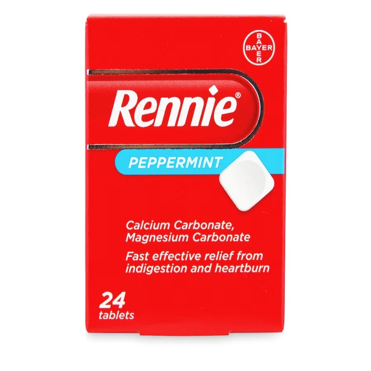 Rennie Peppermint 24 Tablets