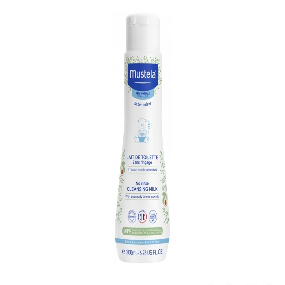 Mustela I No-Rinse Cleansing Milk 200mk