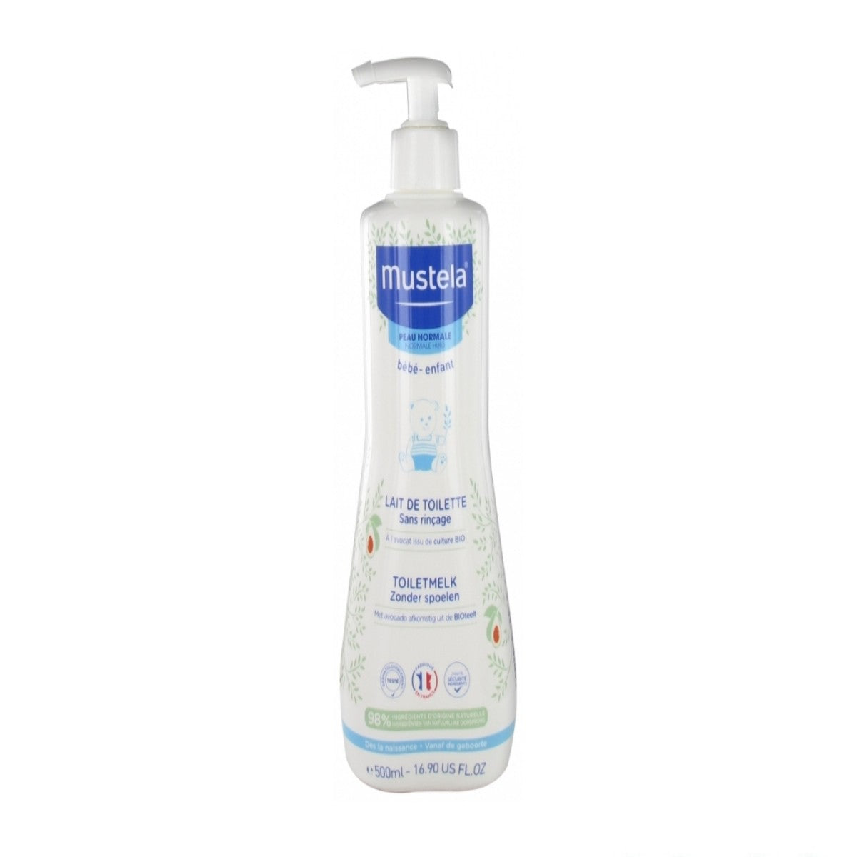 Mustela I No-Rinse Cleansing Milk 500ml