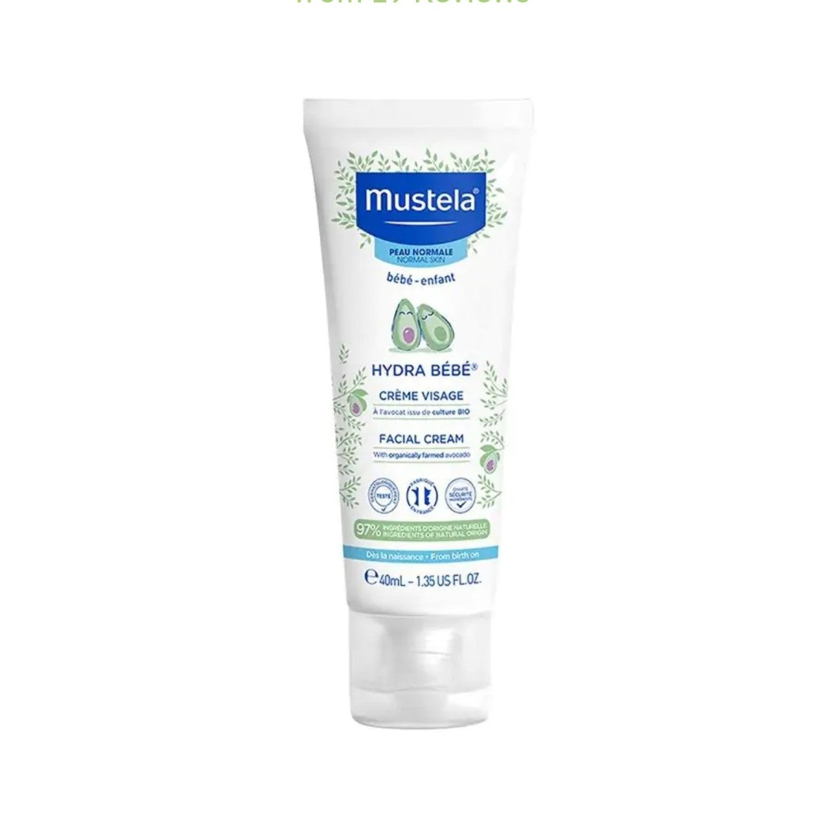 Mustela I Hydra Bebe Facial Cream 40ml