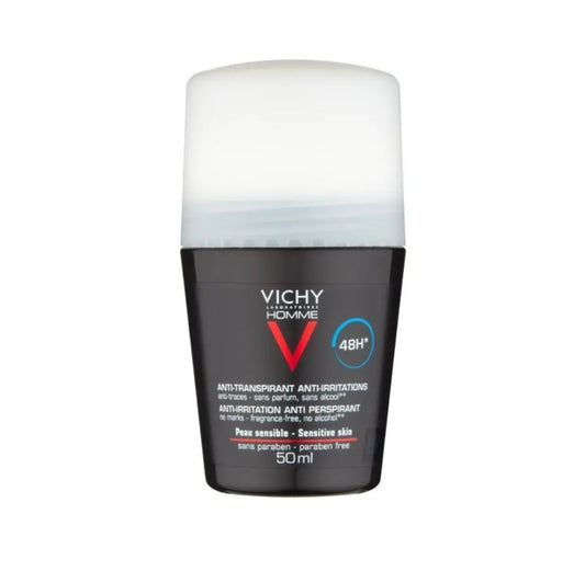 Vichy I Homme Sensitive Skin 48hr Roll-On Deodorant 50ml