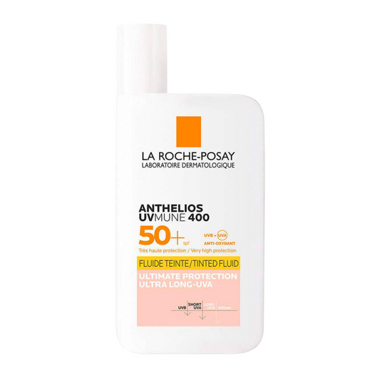 La Roche-Posay I Anthelios Uvmune 400 Invisible Tinted Fluid SPF50+ Sun Cream For Sensitive Skin 50ml