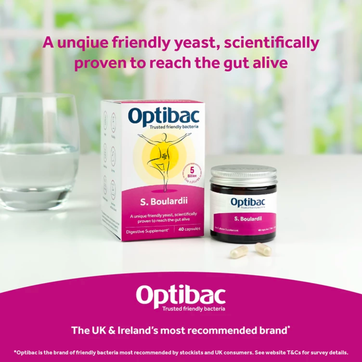 Optibac I Saccharomyces Boulardii Capsules