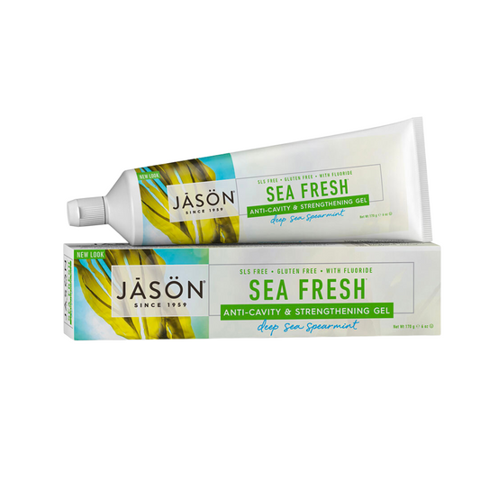 JĀSÖN I Sea Fresh CoQ10 Anti-Cavity & Strengthening Toothpaste with Fluoride