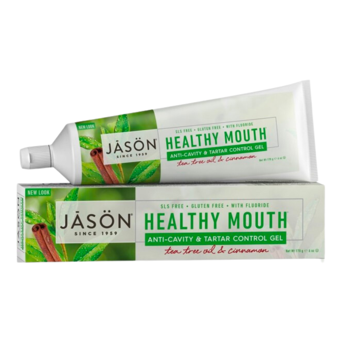 JĀSÖN I Healthy CoQ10 Anti-Cavity & Tartar Control Toothpaste with Fluoride