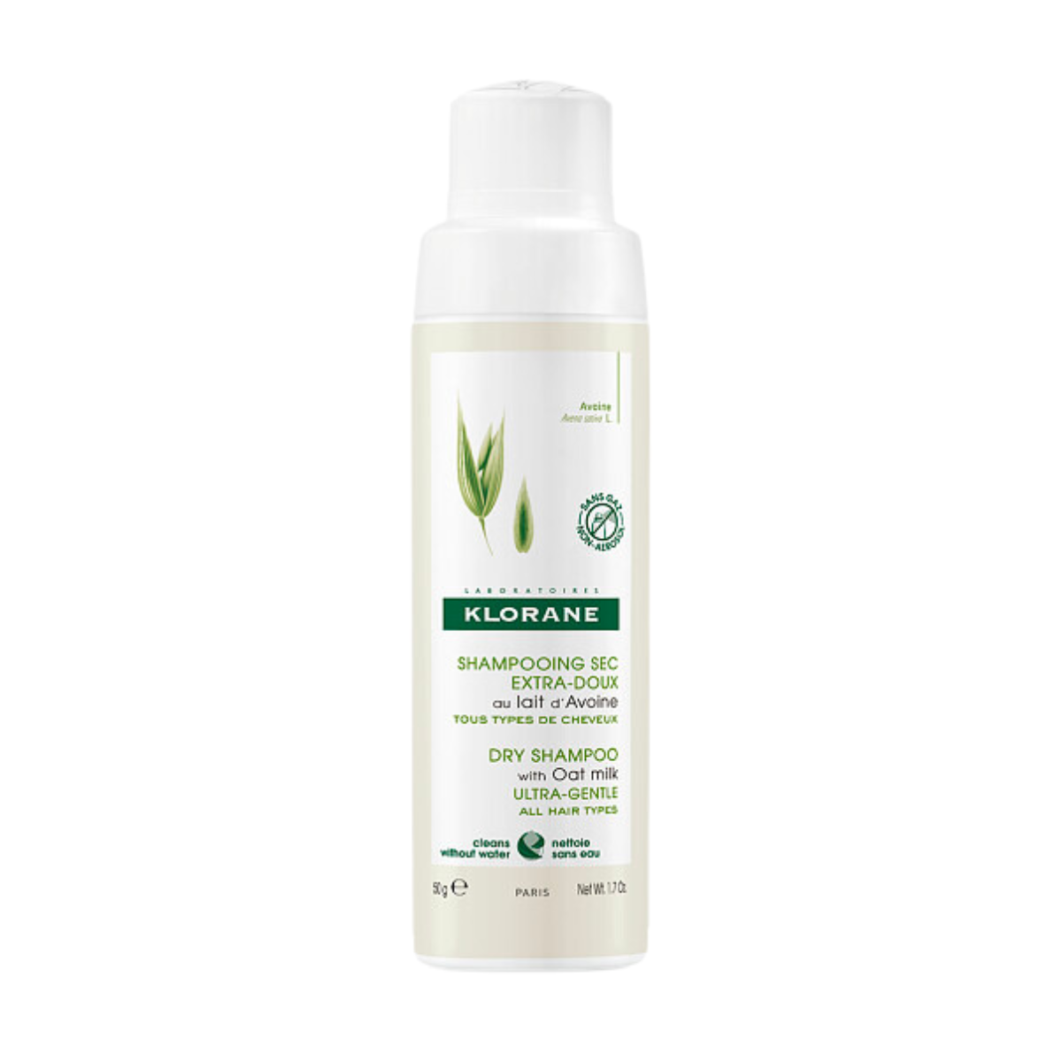 Klorane I Aerosol-Free Dry shampoo with Oat Milk 50g