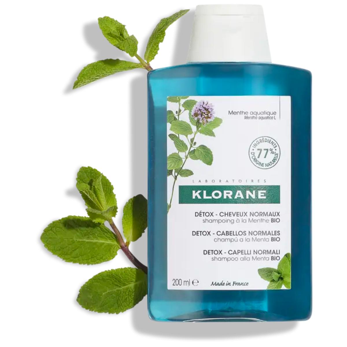 Klorane I Organic Aquatic Mint Detox Shampoo 200ml