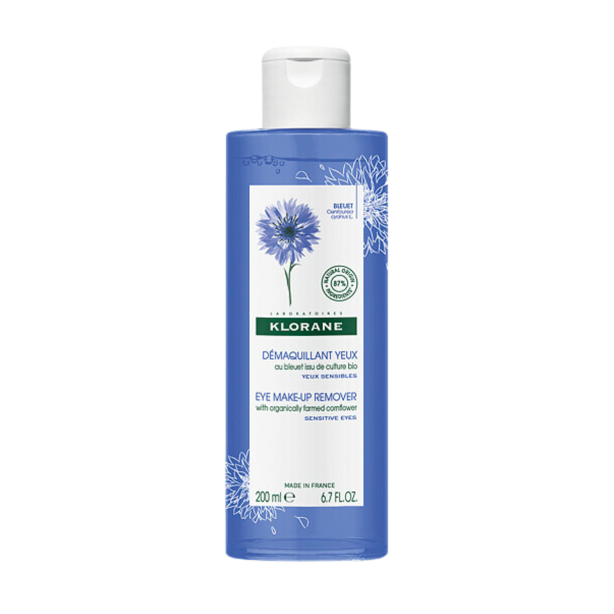 Klorane I Organic Cornflower Eye Make-up Remover 200ml