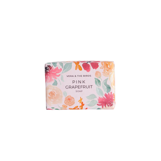 Vera & The Birds | Pink Grapefruit Natural Soap 100g