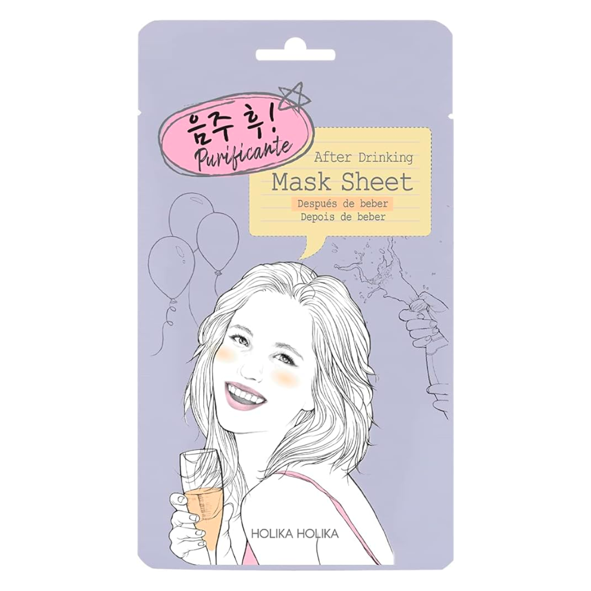 Holika After Drinking Mask Sheet