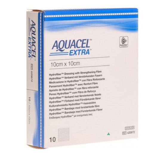 Aquacel Extra 10cm x 10cm Box of 10