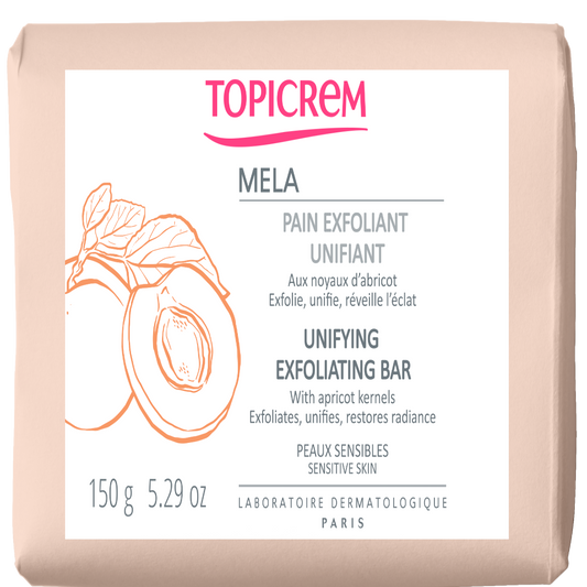 TOPICREM I Mela Unifying Exfoliating Bar 3 x150g Pack of 3 Bars)