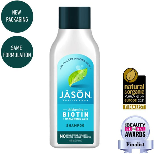 Jāsön® I Thicken & Restore Biotin + Hyaluronic Acid Shampoo