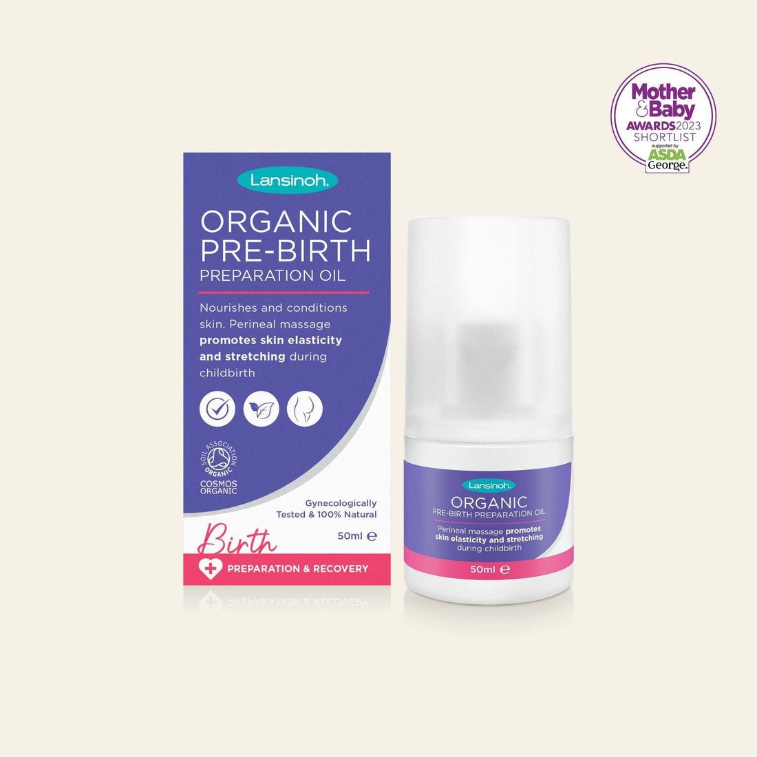 Lansinoh I Organic Pre-Birth Preparation Oil - 50ml