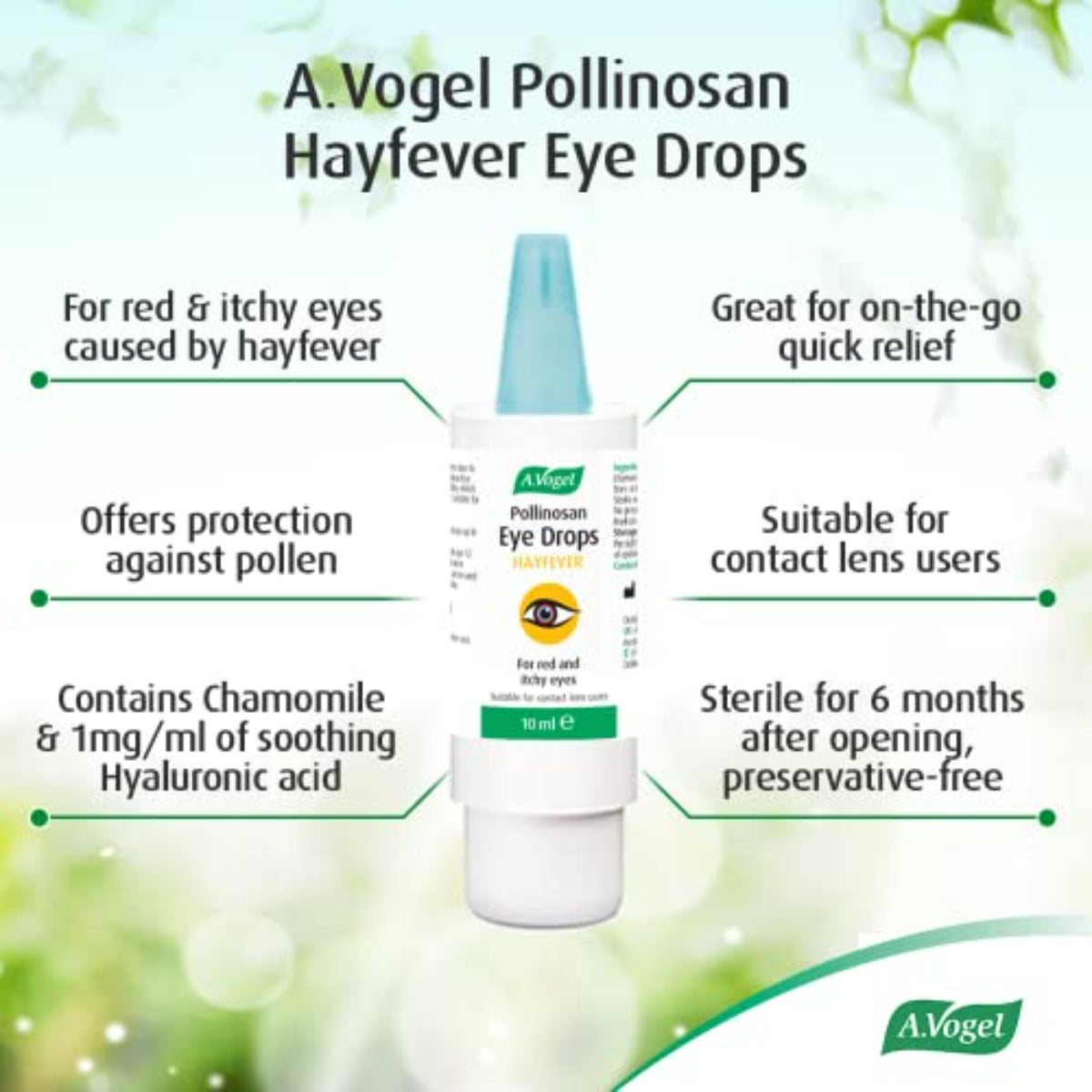 A.Vogel | Pollinosan Hayfever Eye Drops 10ml