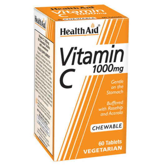 HealthAid I Vitamin C 1000mg Chewable 60 Tablets
