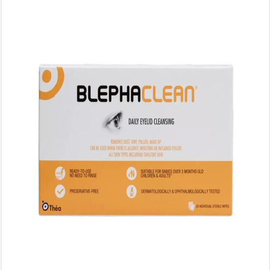 Blephaclean | Sterile Eyelid Cleansing Wipes 20 Wipes