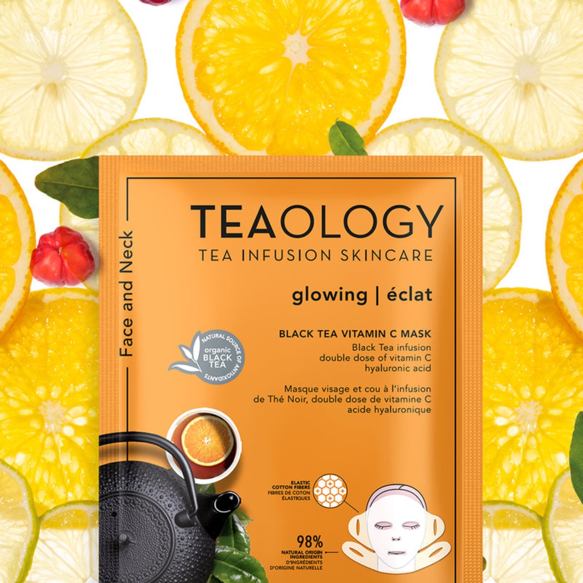 Teaology I Black Tea Vitamin C Mask - 3 Masks (3x21ml)