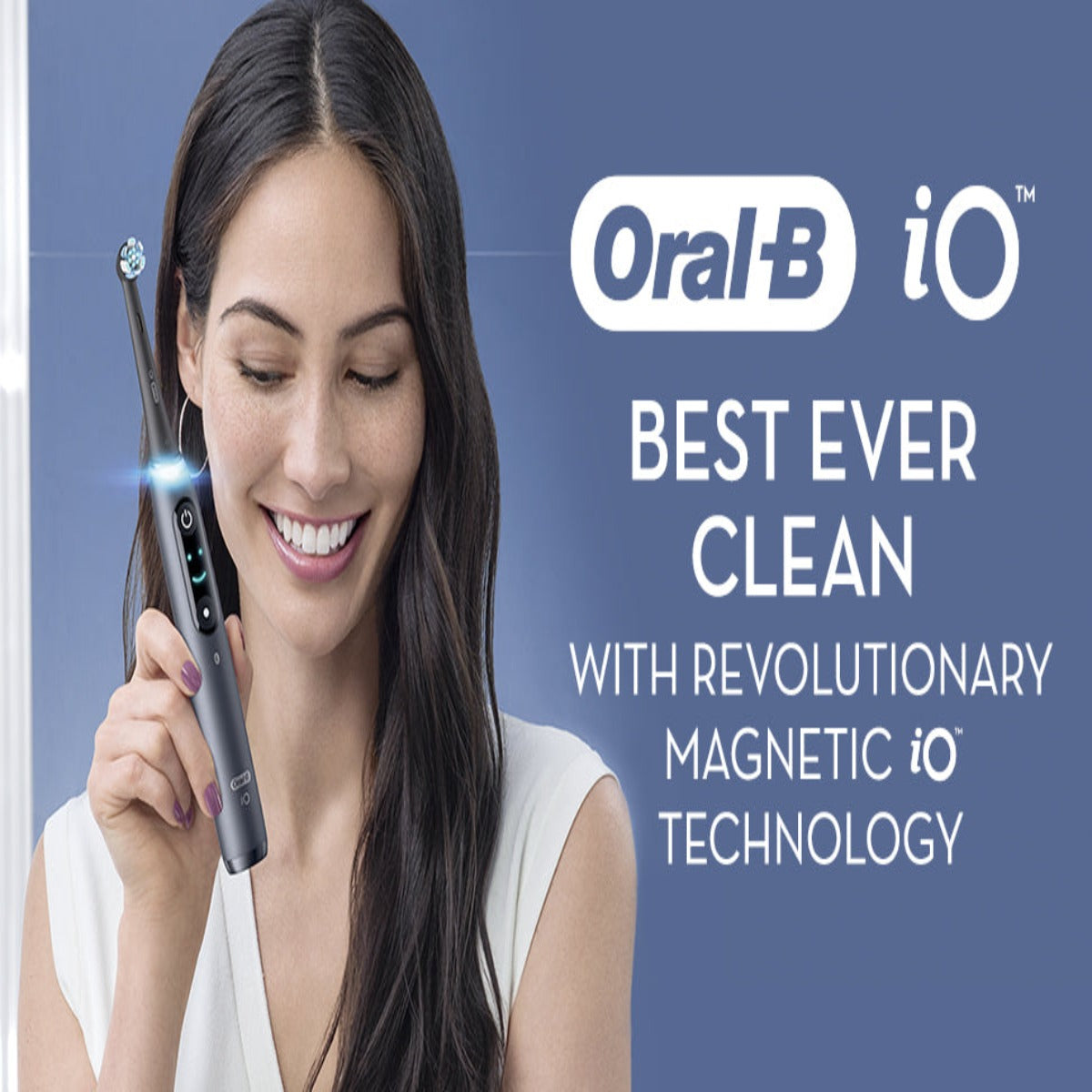 Oral B iO8 Black Electric Toothbrush with Travel Case