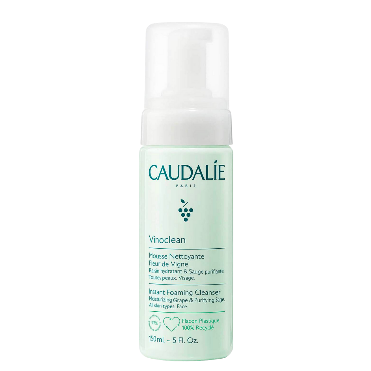 Caudalie | Vinoclean Instant Foaming Cleanser