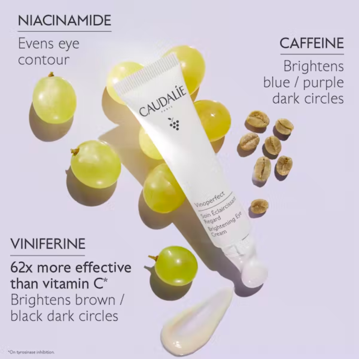 Caudalie | Vinoperfect Dark Circle Brightening Eye Cream with Niacinamide 15ml