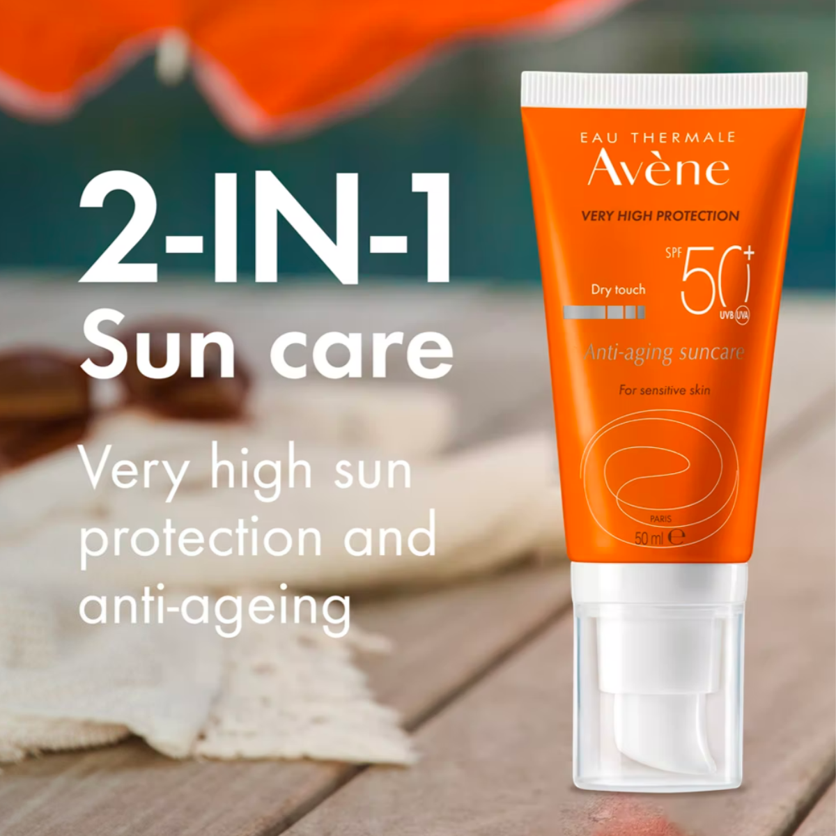 Avène | Very High Protection Anti-ageing SPF50+ Face Sun Cream 50ml