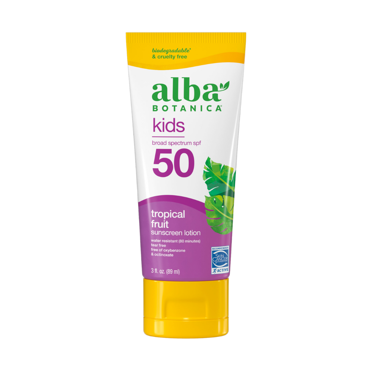 Alba Botanica |  Kids Tropical Fruit Sunscreen Spray SPF50